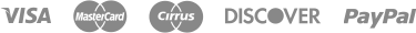 Payment method logo banner.
