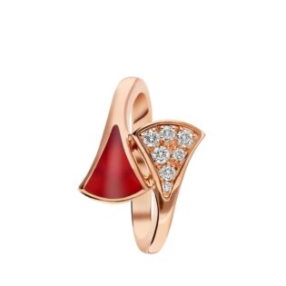 Carnelian Divas Style Open Ring