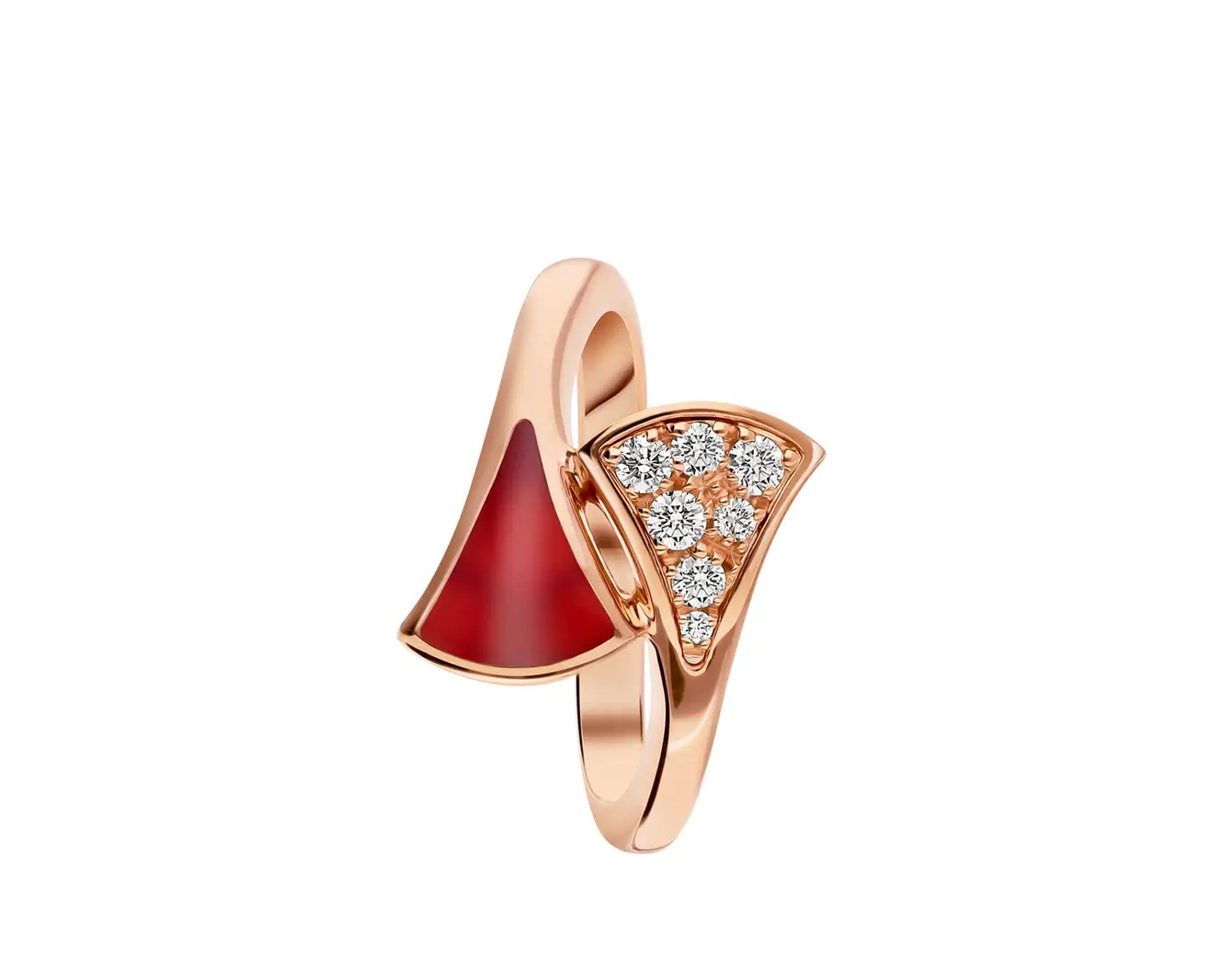 Carnelian Divas Style Open Ring