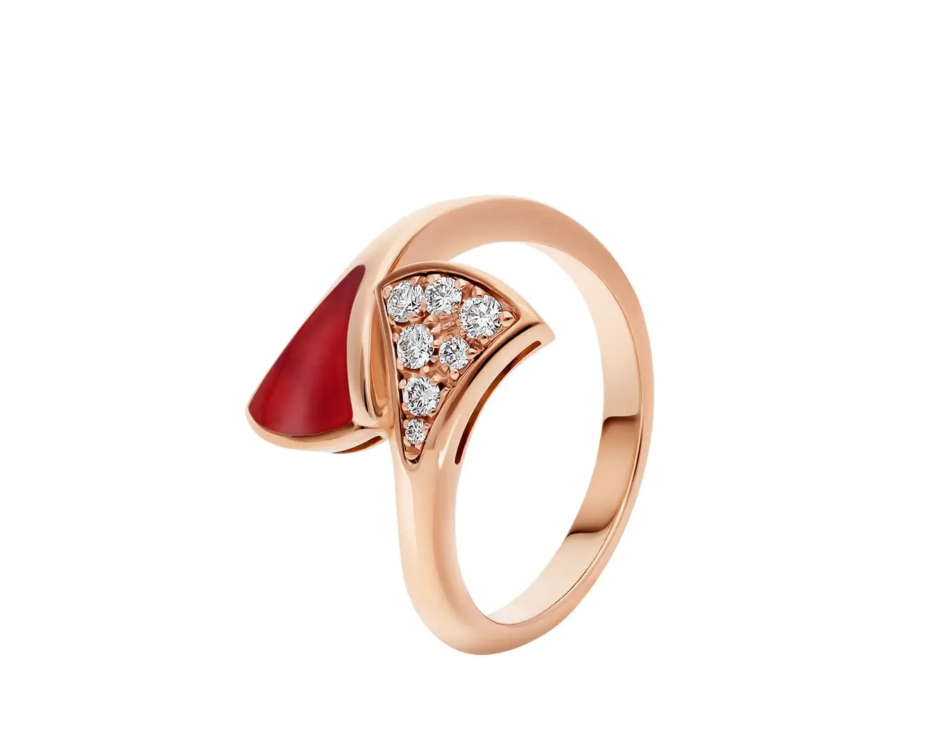 Carnelian Divas Style Open Ring - Image 2