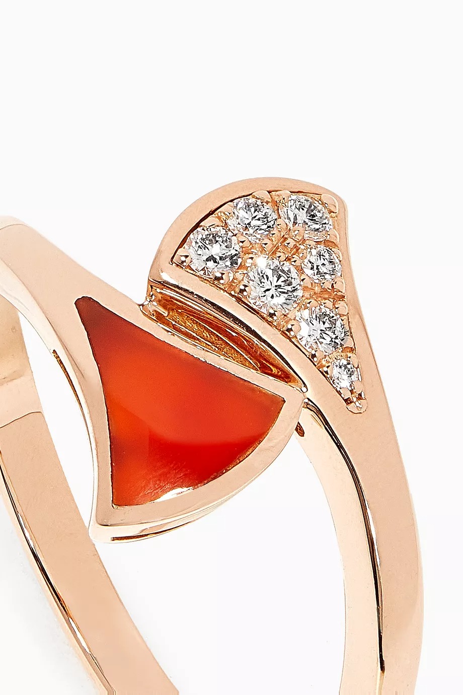 Carnelian Divas Style Open Ring - Image 3