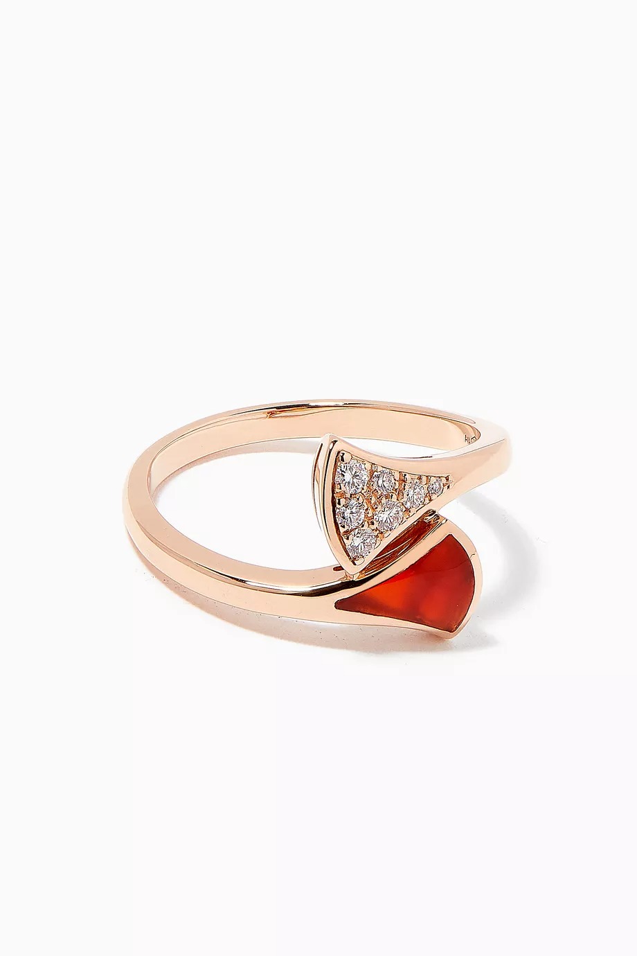 Carnelian Divas Style Open Ring - Image 4