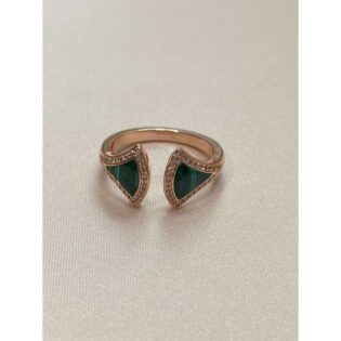 Malachite Divas Style Ring