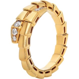 Moissanite Snake Ring