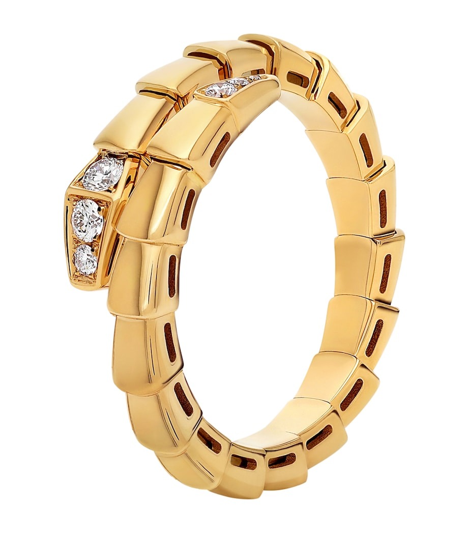 Moissanite Snake Ring