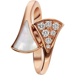 Mother Of Pearl Divas Style Open Ring