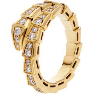 Moissanite Full Band Snake Ring