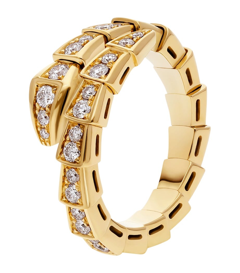 Moissanite Full Band Snake Ring