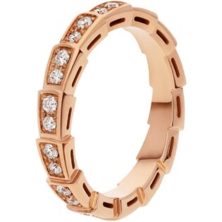 Moissanite Snake Scale Band Ring
