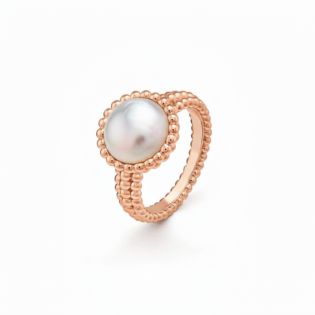 Mother Of Pearl Beaded Ring