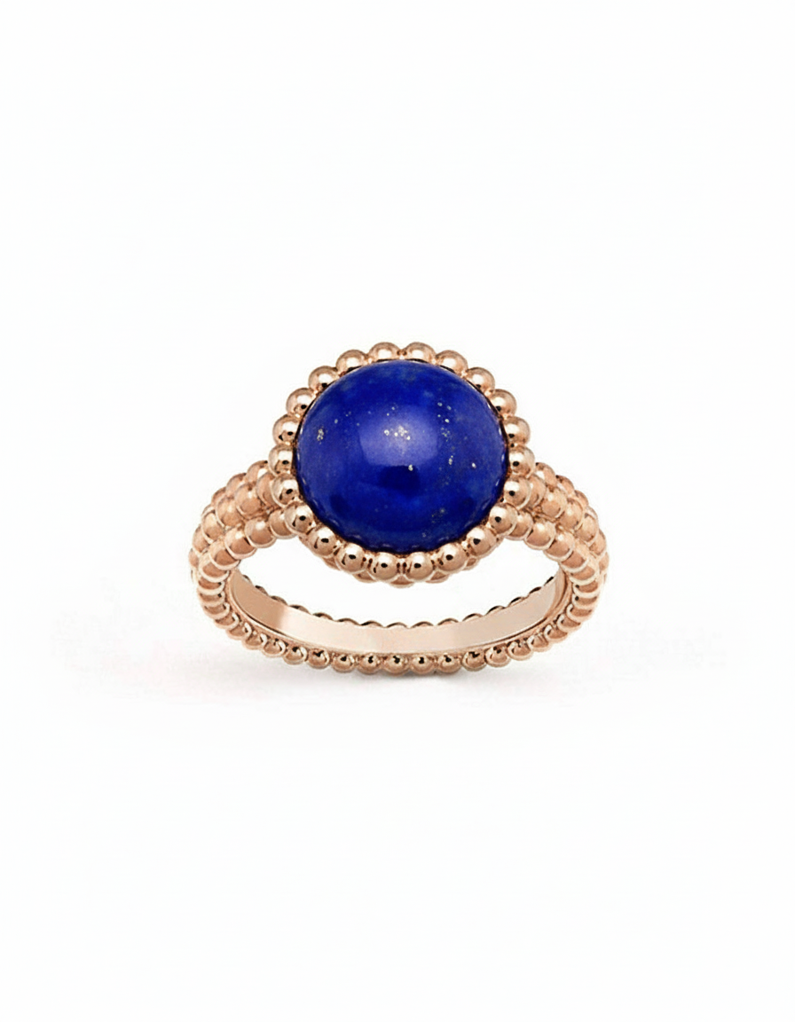 Lapis Lazuli Beaded Ring - Image 2