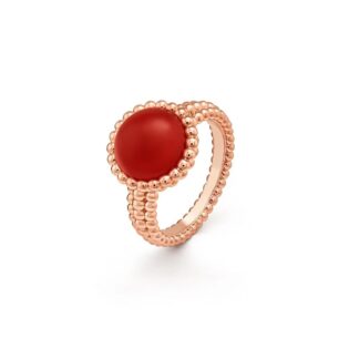 Carnelian Beaded Ring
