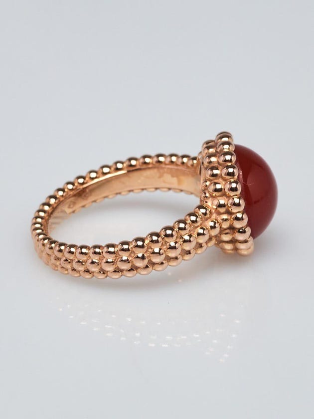 Carnelian Beaded Ring - Image 2