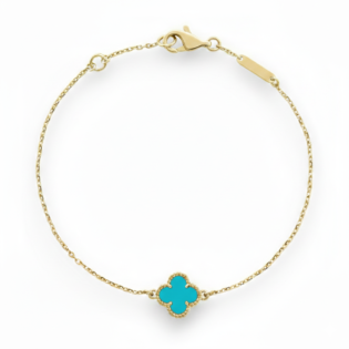 Turquoise Clover Bracelet