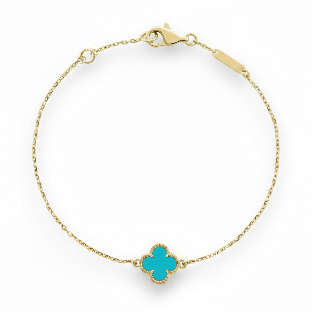 Turquoise Clover Bracelet