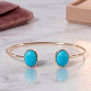 Turquoise Open Cuff  Bracelet