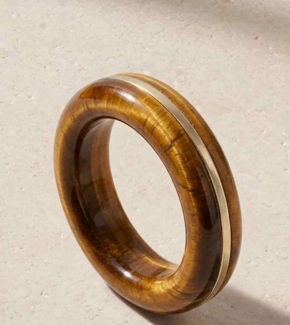Tiger Eye Band Ring