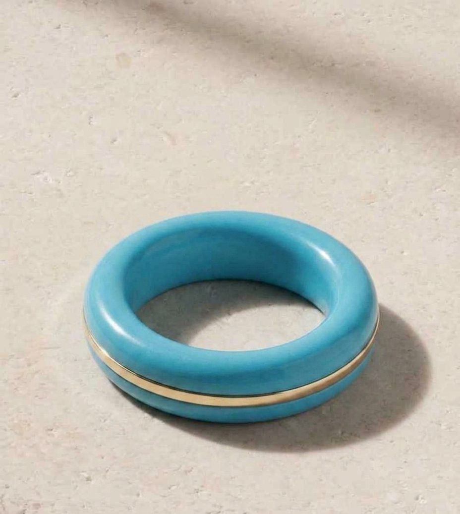 Turquoise Band Ring - Image 2
