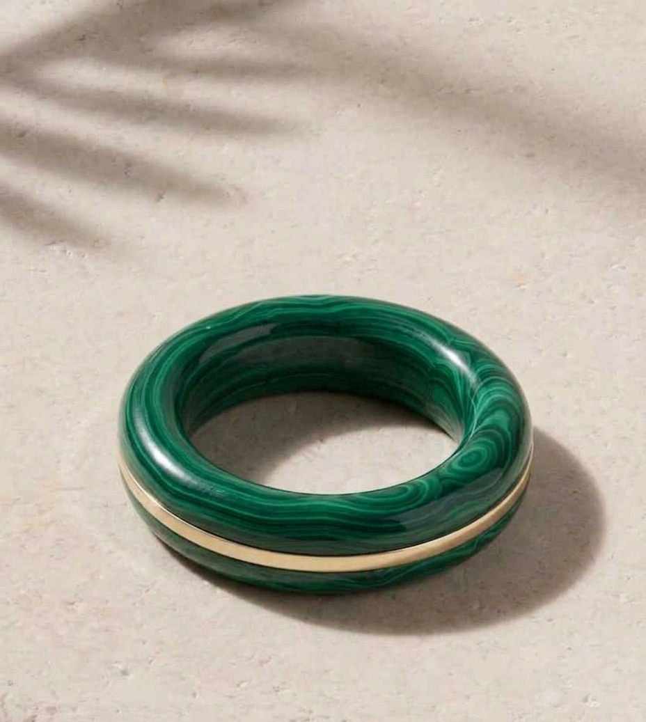 Malachite Band Ring - Image 2