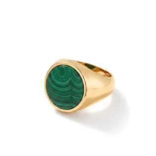 Malachite Signet Ring
