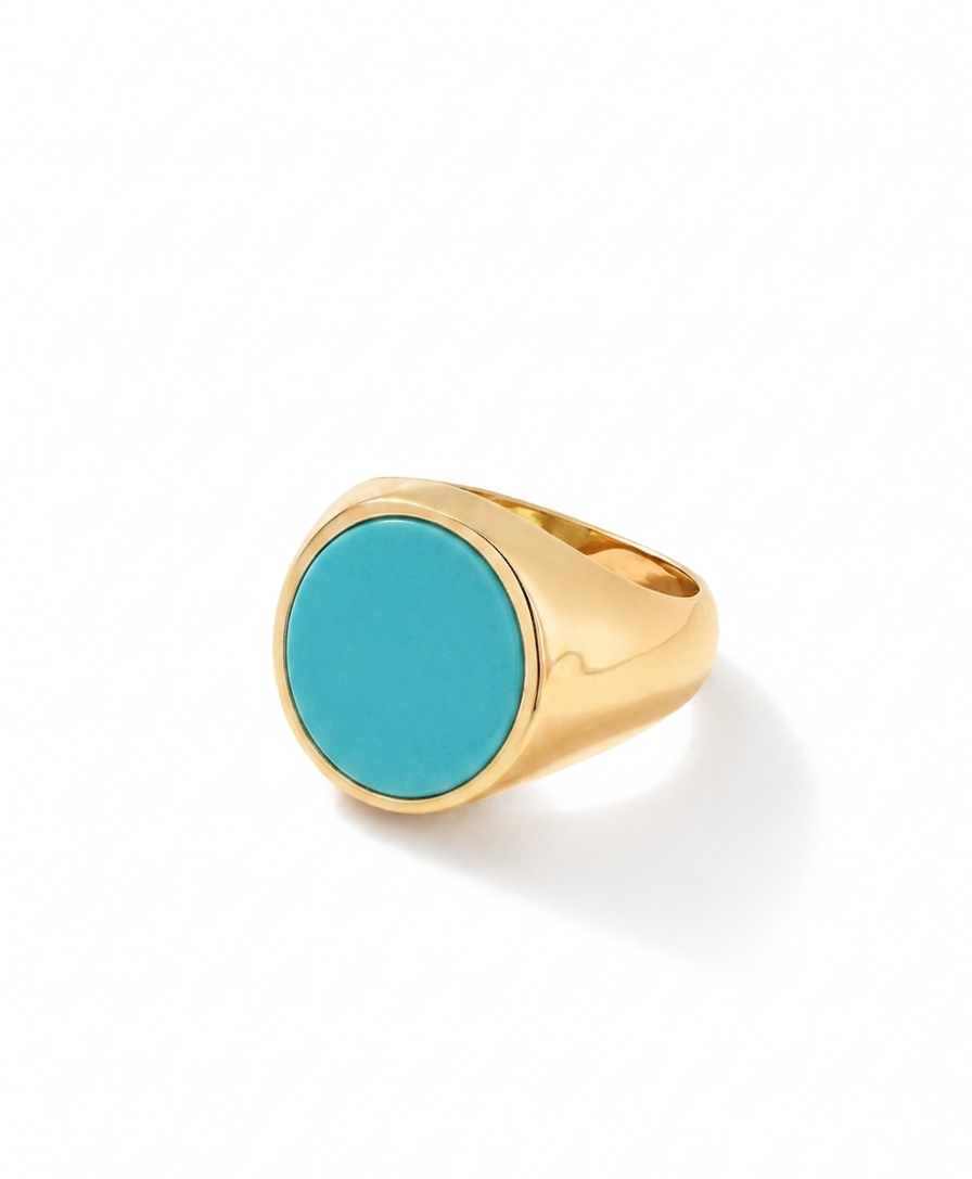 Turquoise Signet Ring