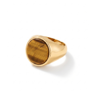 Tiger Eye Signet Ring