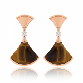 Tiger Eye Dangle Earrings